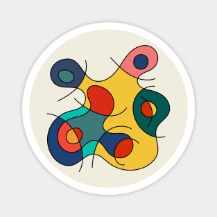 Surreal Amoeba #11 (Miro Inspired) Magnet